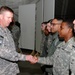 Sgt. Major of the Army meets with Soldiers at Camp Eggers