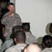 Sgt. Major of the Army meets with Soldiers at Camp Eggers