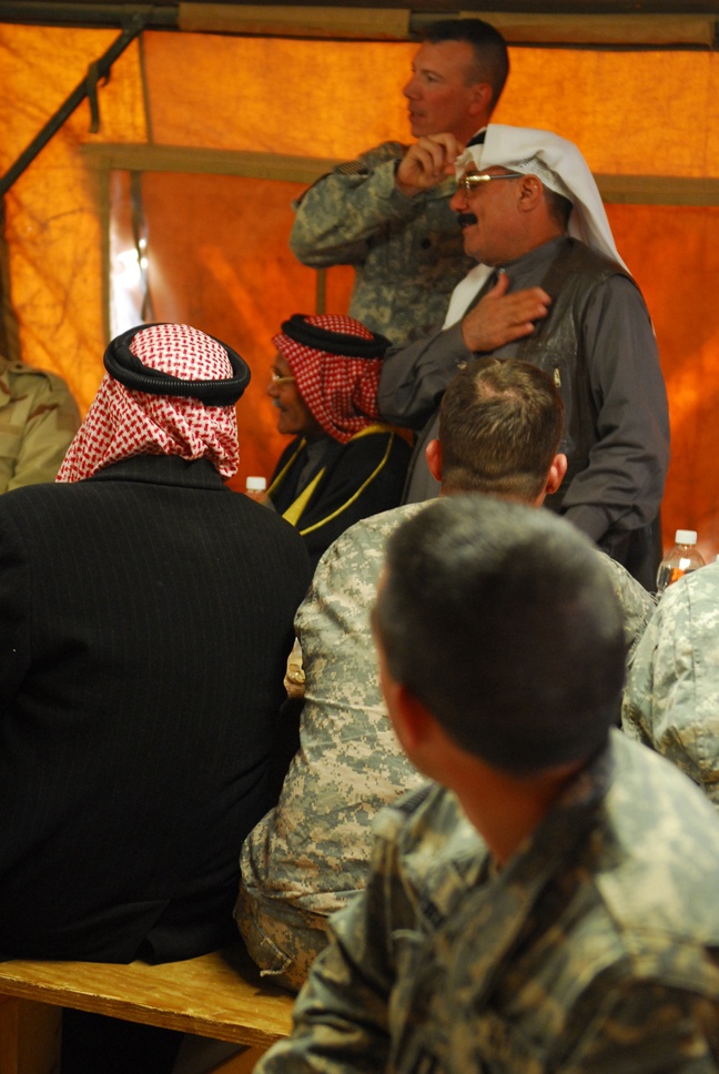 Continuing partnerships: 1st Bn., 37th AR meet local Sons of Iraq