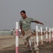 Iraqi soldiers run obstacle course