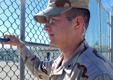 Sailors Stand Guard at JTF Guantanamo Detention Facility