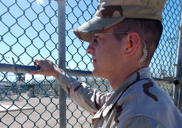 Sailors Guard Detainees at JTF Guantanamo Detention Facility