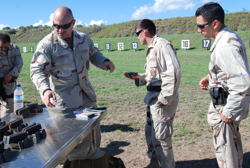 115th Military Police Company Is on Target at the Pistol Range