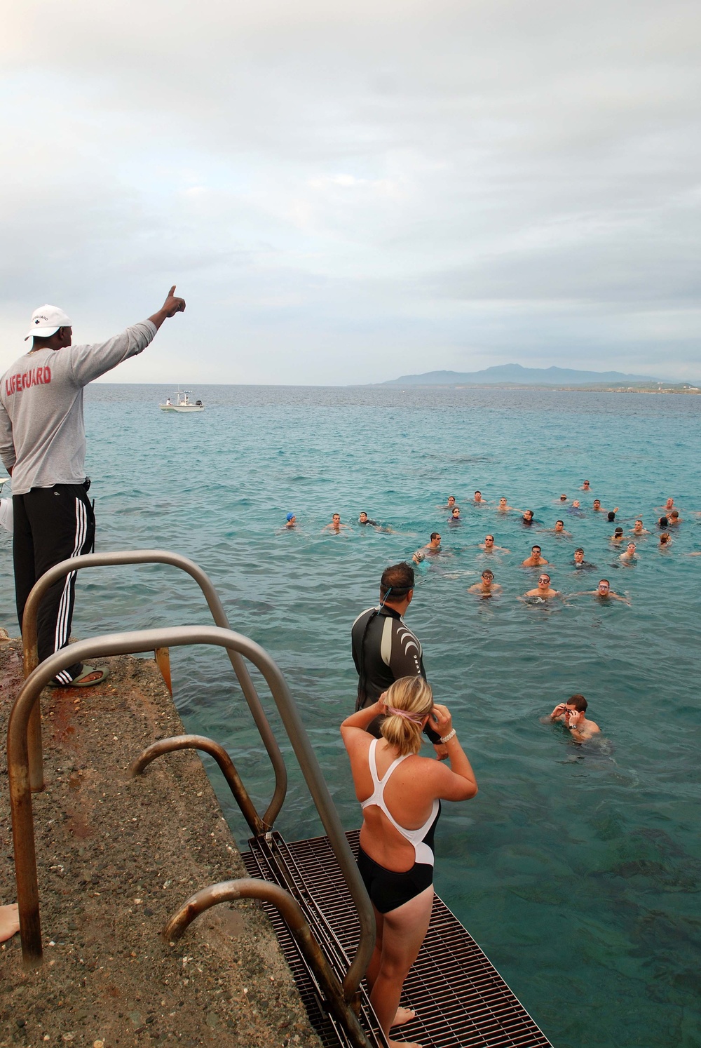 JTF Guantanamo Members Dove Into the 'Across the Bay Swim'