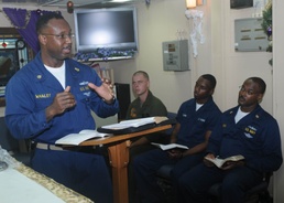 Wasp Religious Lay Leaders Assist Crewmembers in Faith