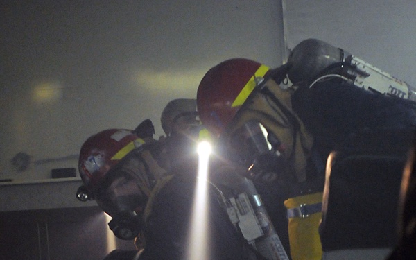 USS Wasp General Quarters Firefighting