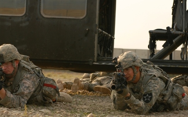 Air assault training at JSS Aqur Quf