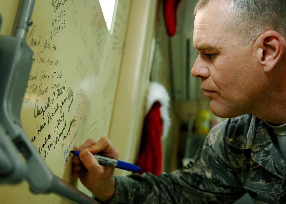 Chief Master Sgt. of the Air Force Roy Visits Joint Base Balad