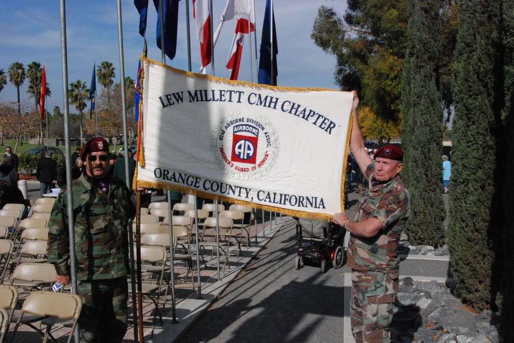 Memorial ceremony held for Col. Millett, Medal of Honor recipient