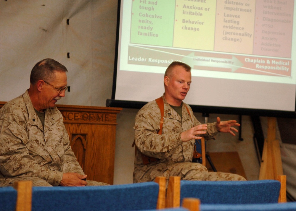 Camp Leatherneck Celebrates Chaplain Corp Birthday