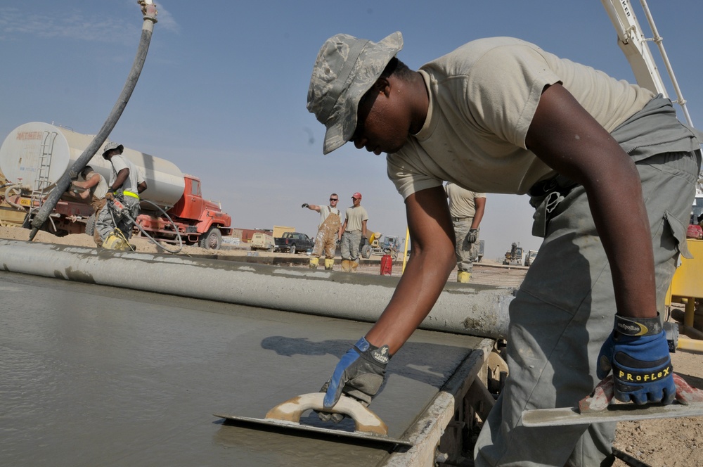 Kandahar Airfield construction project