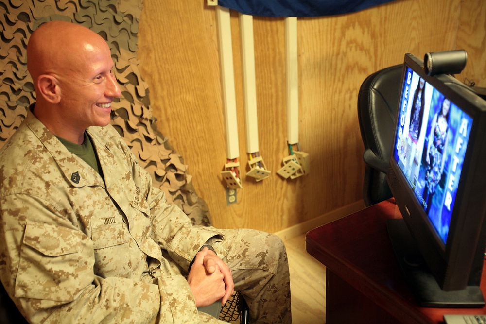 Marine's wife receives make over on "The View"