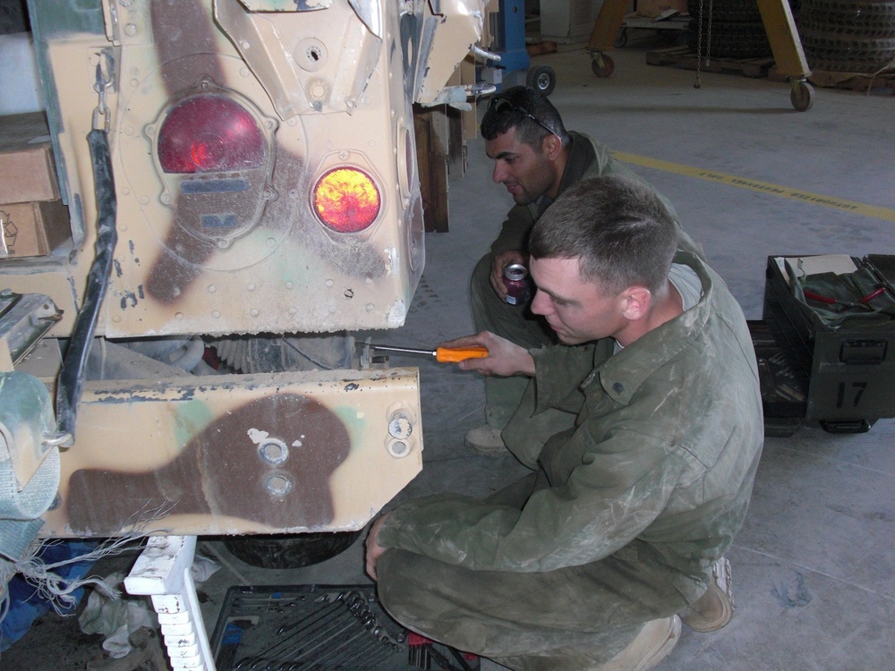 15th Sust. Bde. gives Iraqi Army 26th Inf. Bde. helping hand