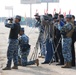 Iraqi police march for review