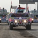 Iraqi police march for review