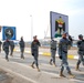 Iraqi police march for review