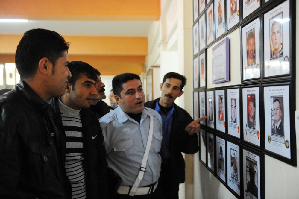 Portrait wall unveiled at Kirkuk Provincial Police Headquarters