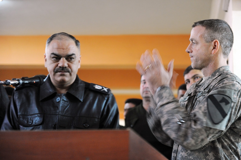 Portrait wall unveiled at Kirkuk Provincial Police Headquarters