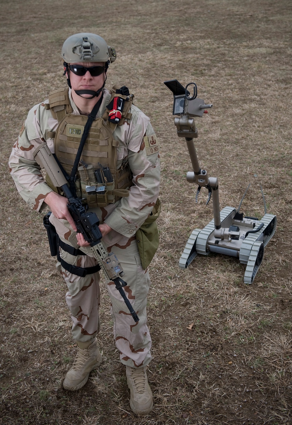 Explosive ordnance disposal technicians