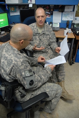 LNO's support division in Iraq and Kuwait