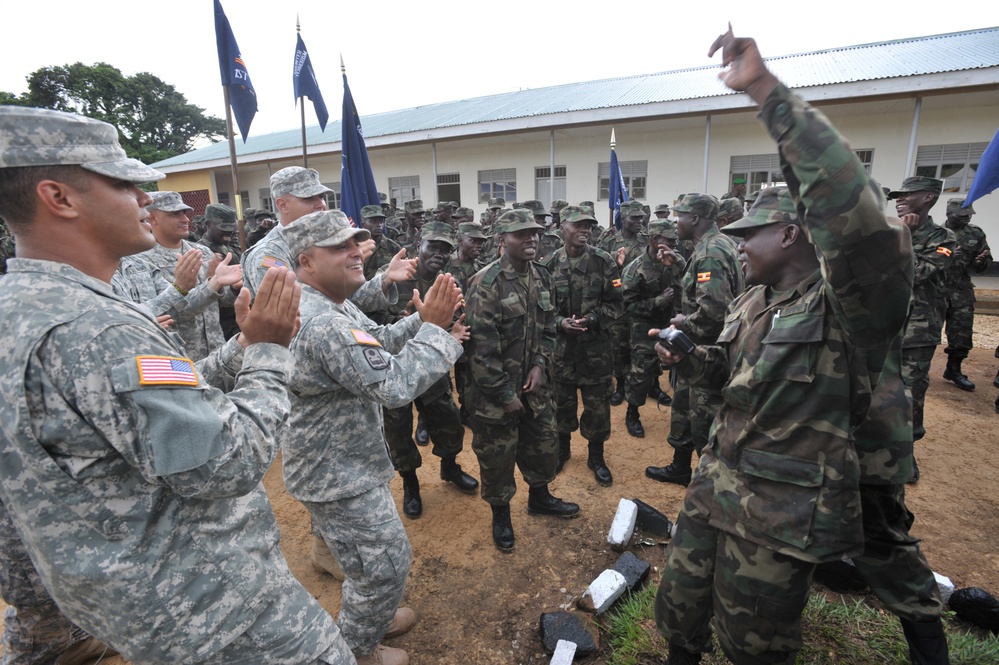 Ugandan Peoples' Defense Force Soldiers Complete U.S. Course