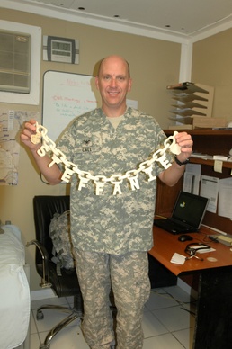 Doctor volunteers during downtime