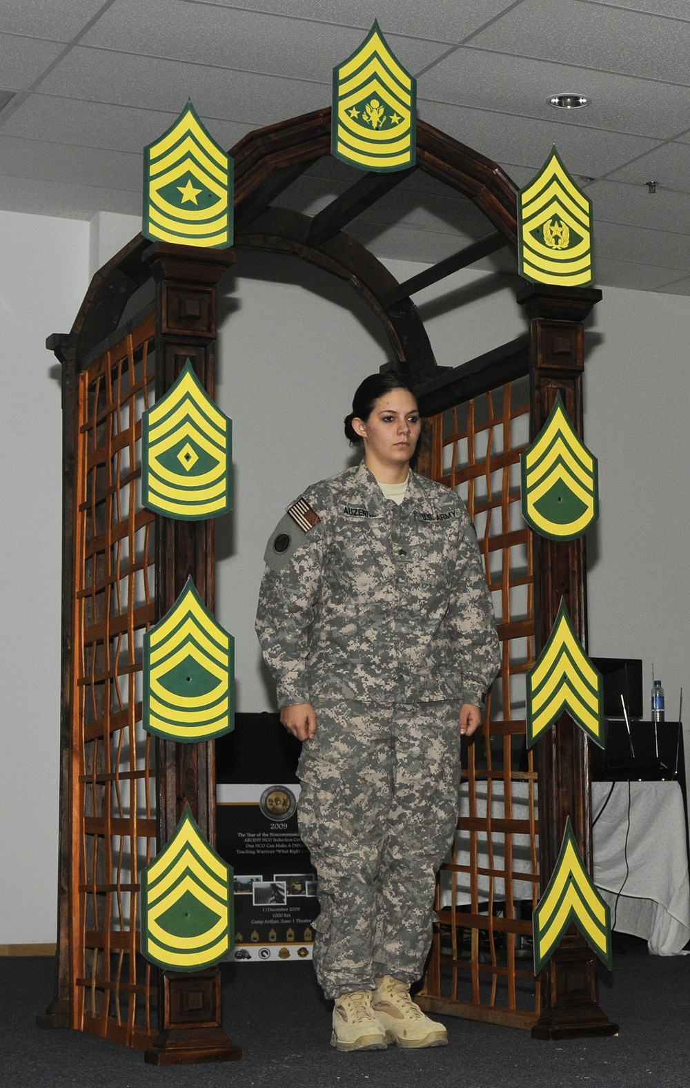 Local Soldier receives NCO Induction