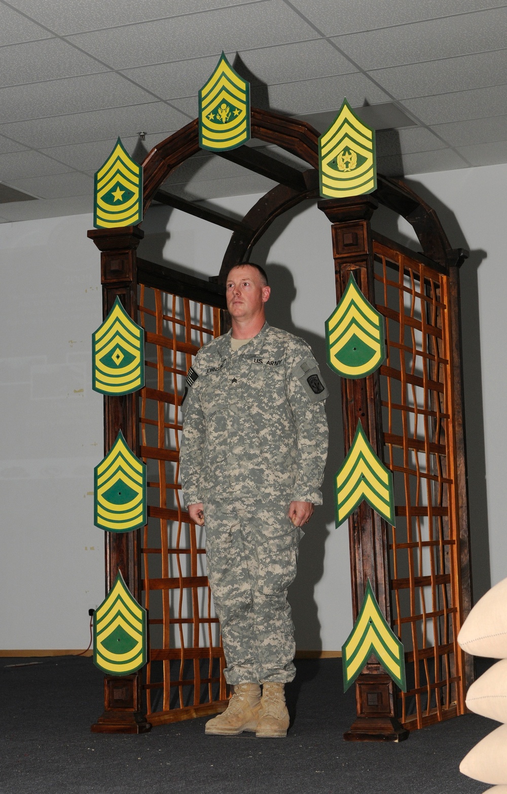 Local Soldier receives NCO Induction