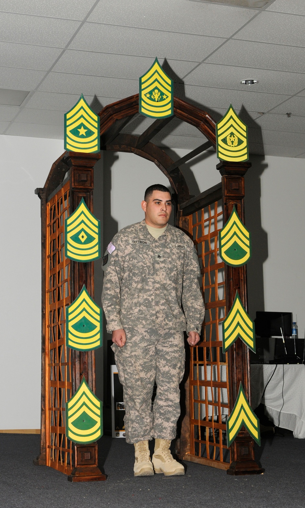 Local Soldier receives NCO Induction