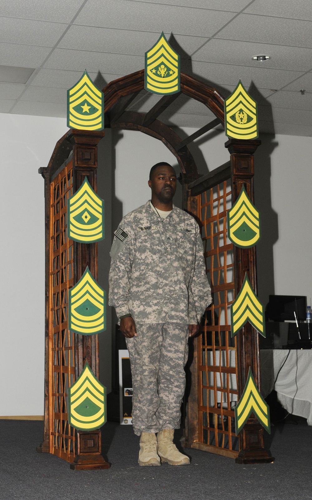 Local Soldier receives NCO Induction