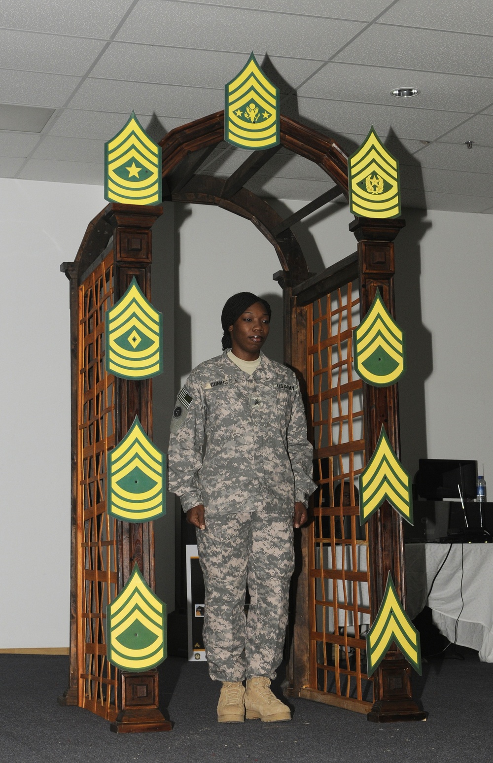 Local Soldier receives NCO Induction