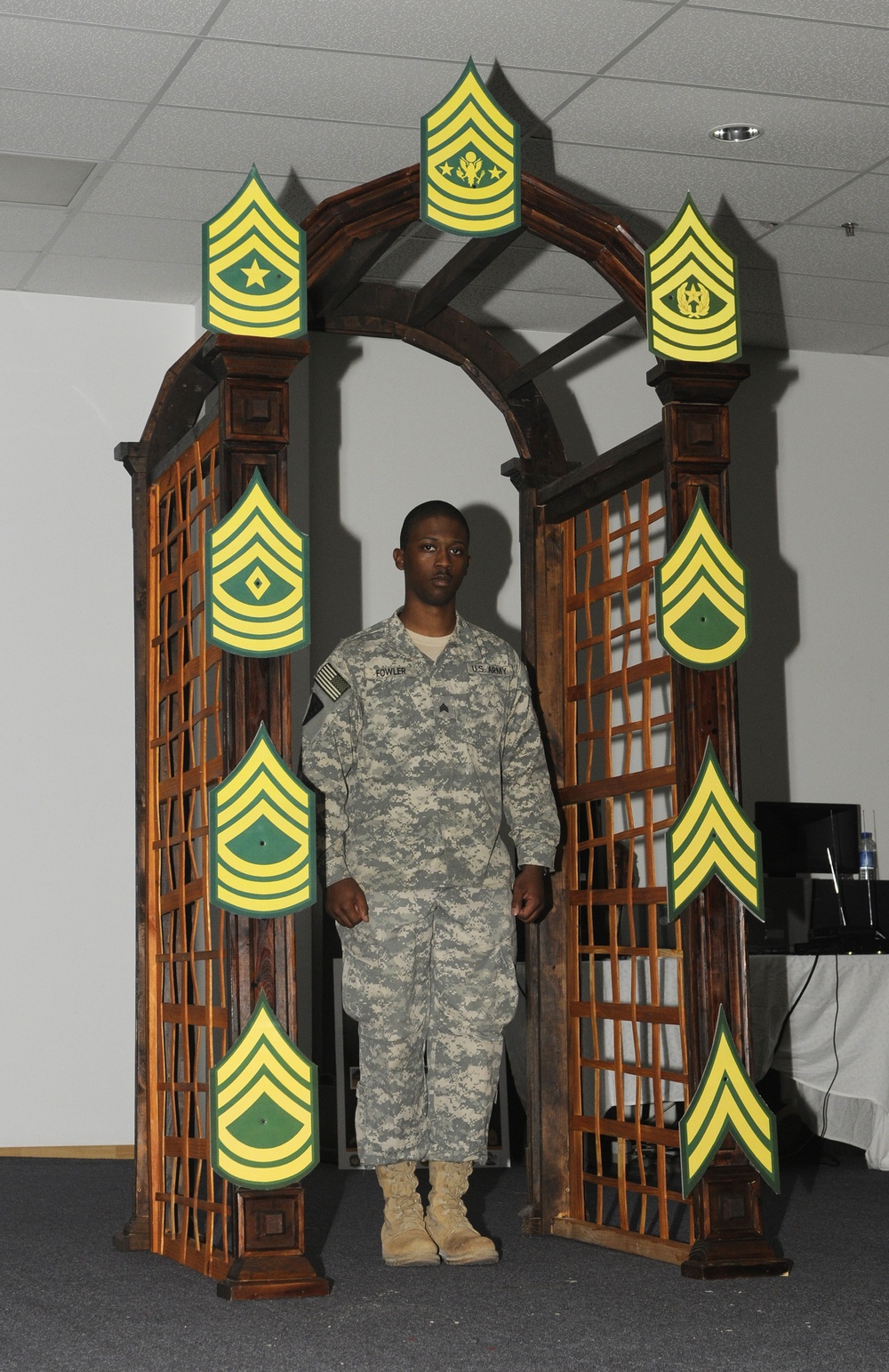 Local Soldier receives NCO Induction