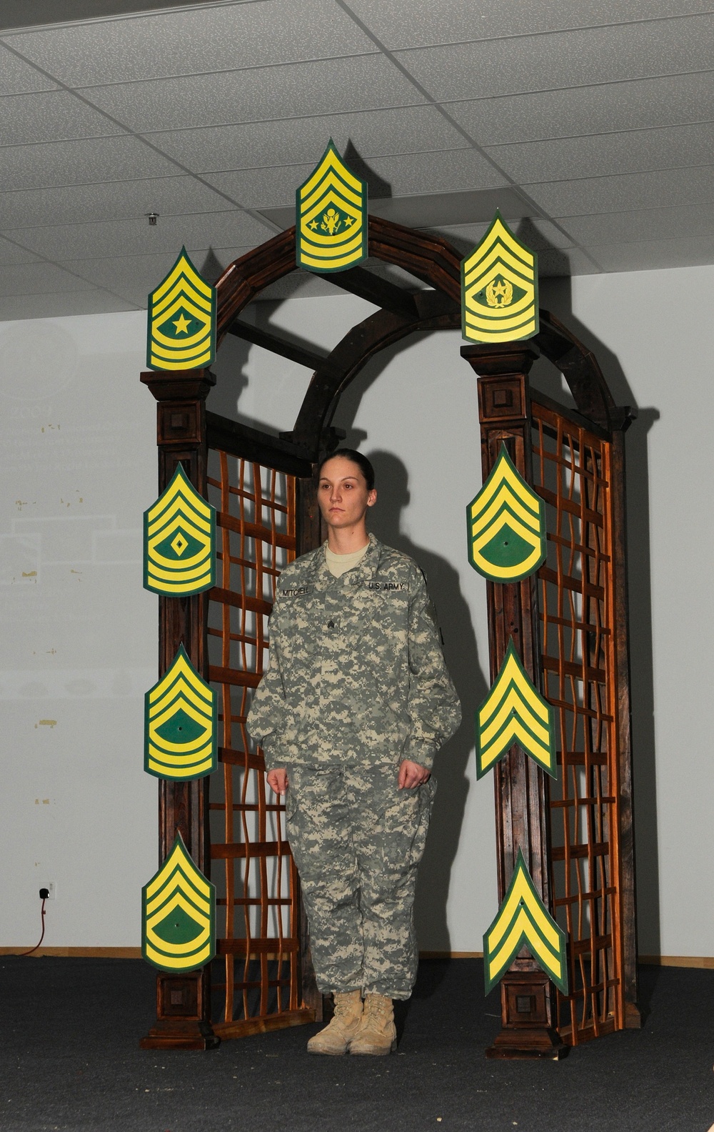 Local Soldier receives NCO Induction