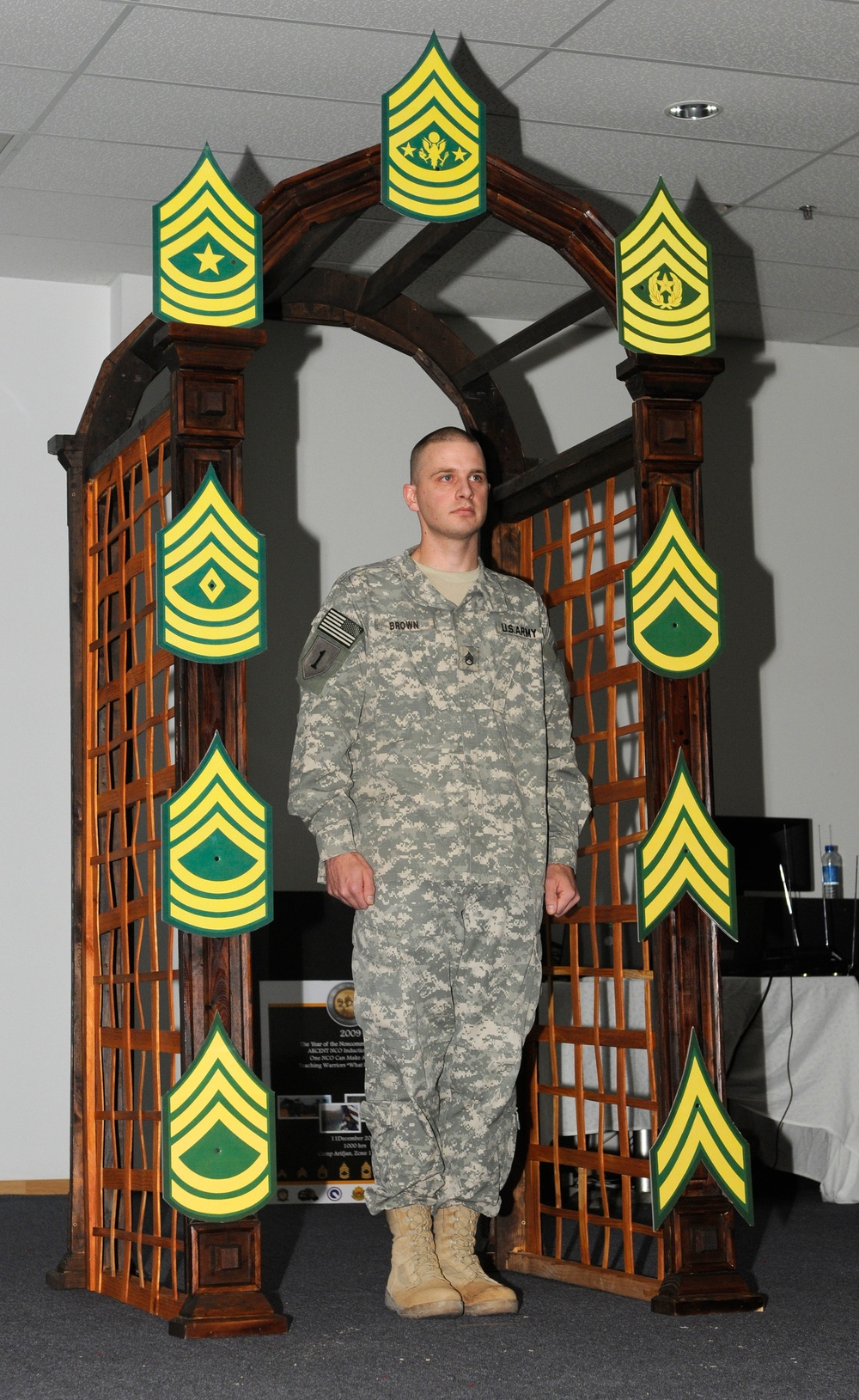 Local Soldier receives NCO Induction