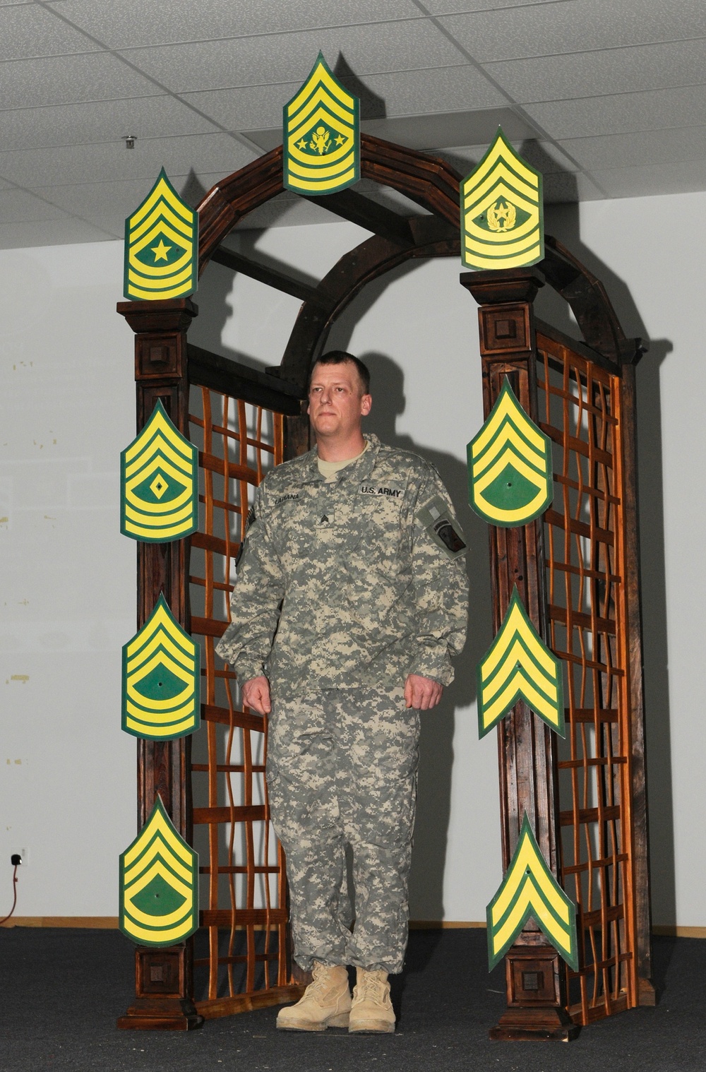 Local Soldier receives NCO Induction