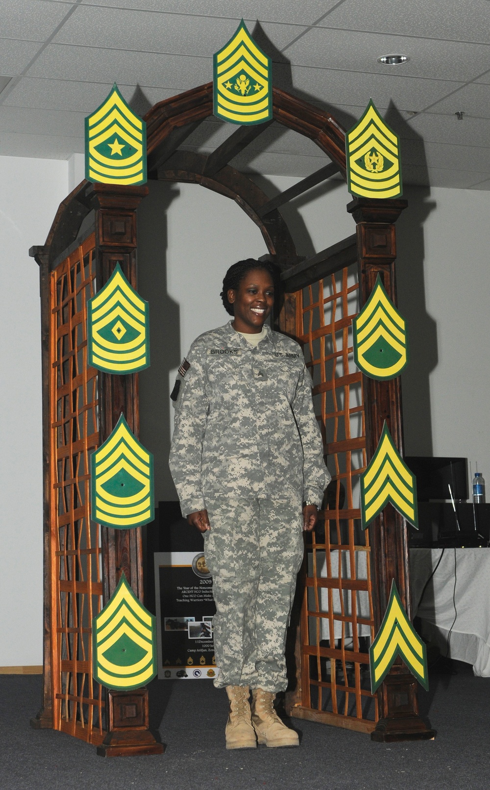 Local Soldier receives NCO Induction