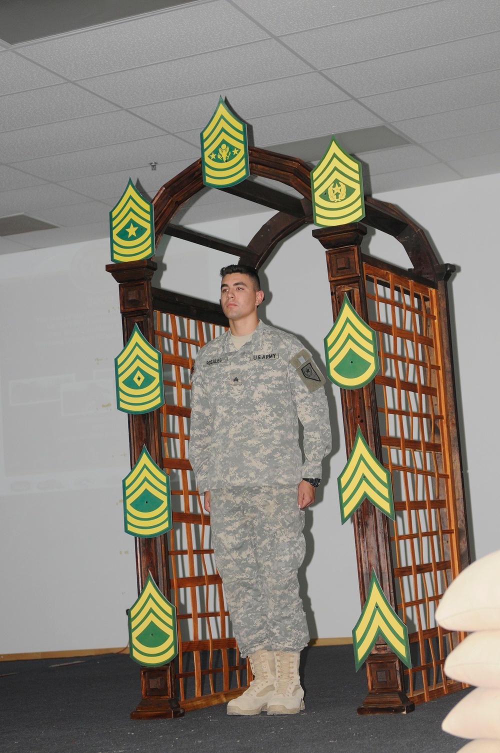 Local Soldier receives NCO Induction