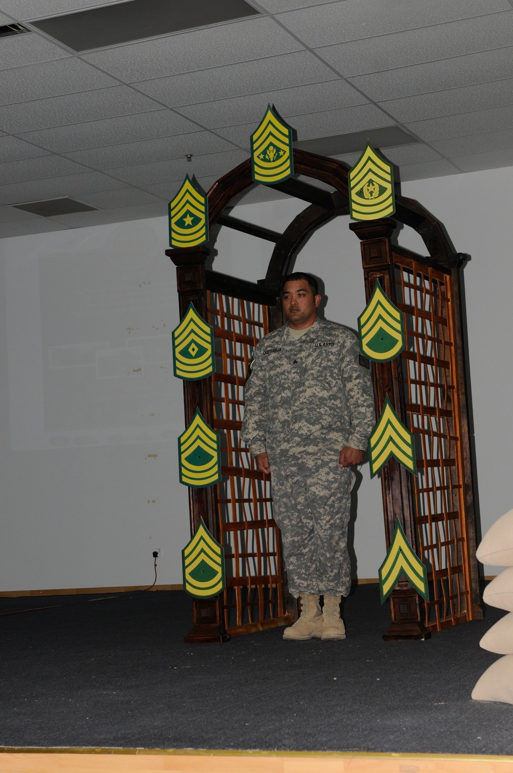 Local Soldier receives NCO Induction