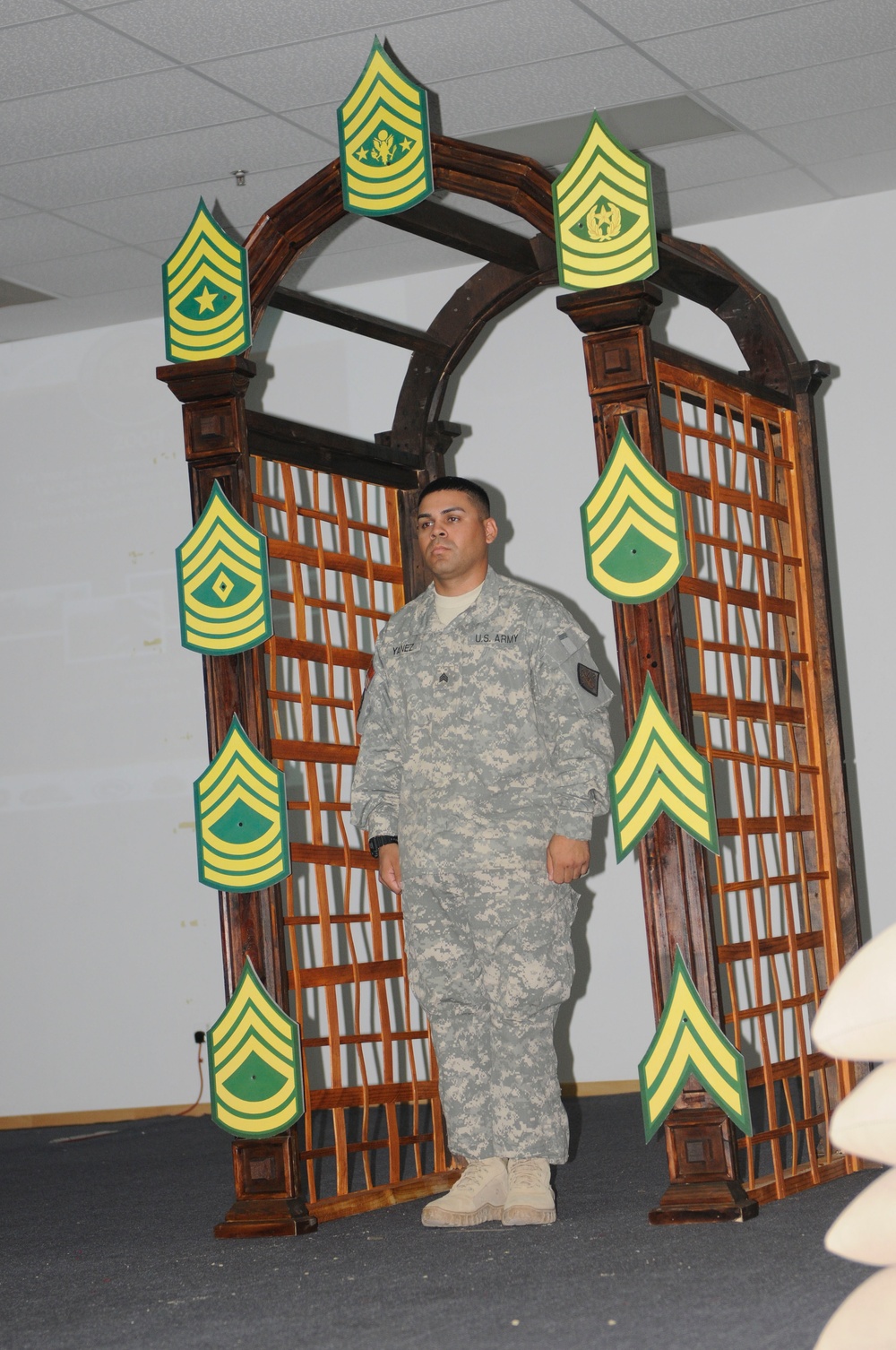 Local Soldier receives NCO Induction