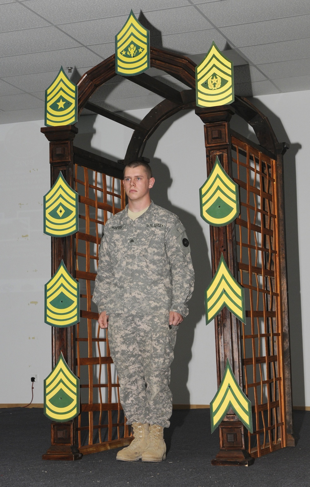 Local Soldier receives NCO Induction