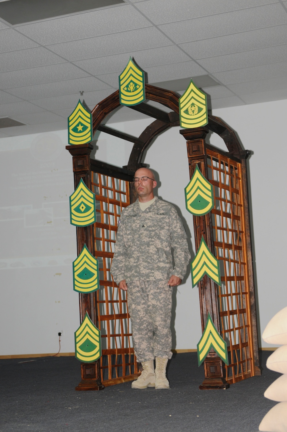 Local Soldier receives NCO Induction