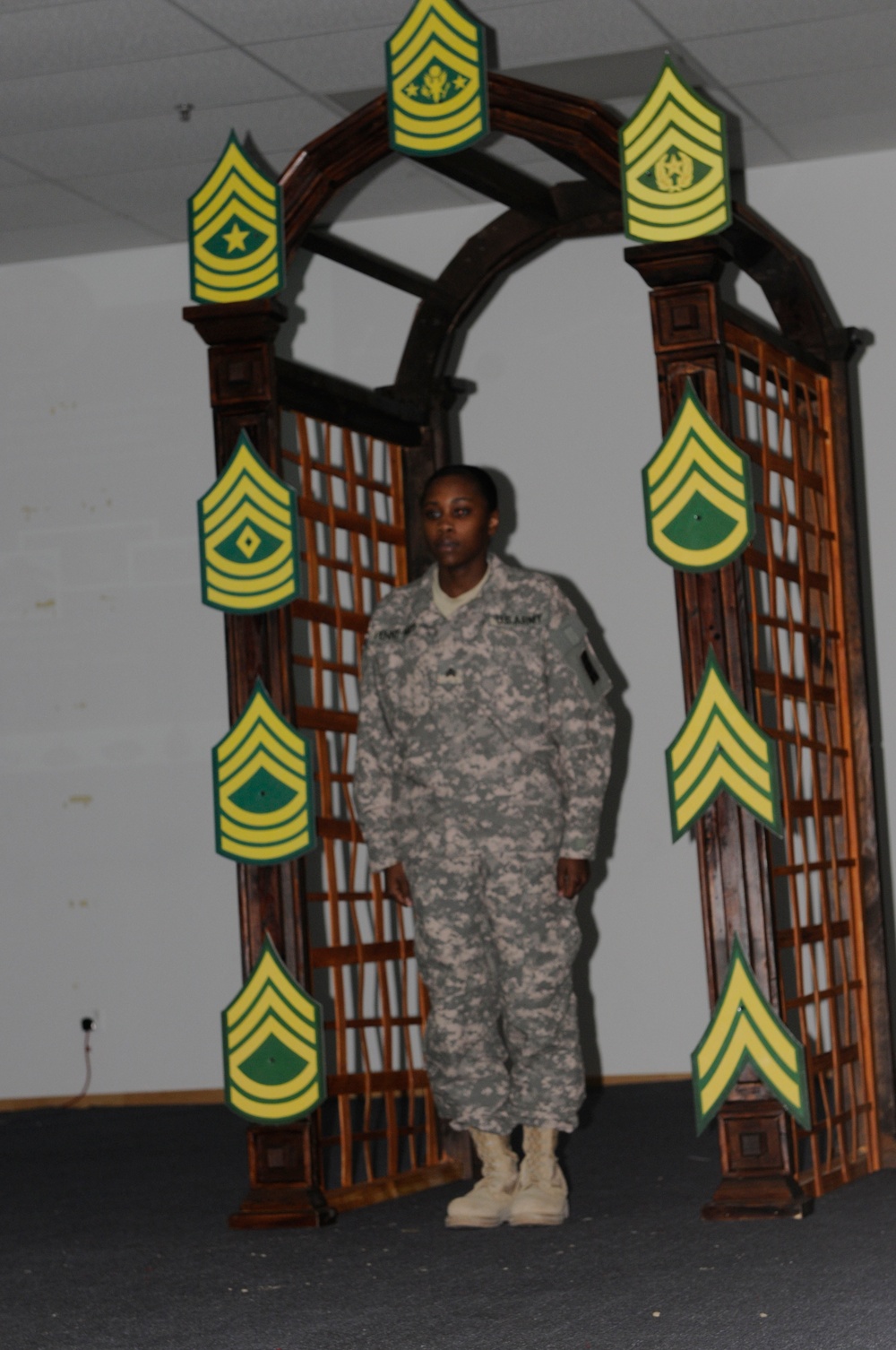 Local Soldier receives NCO Induction