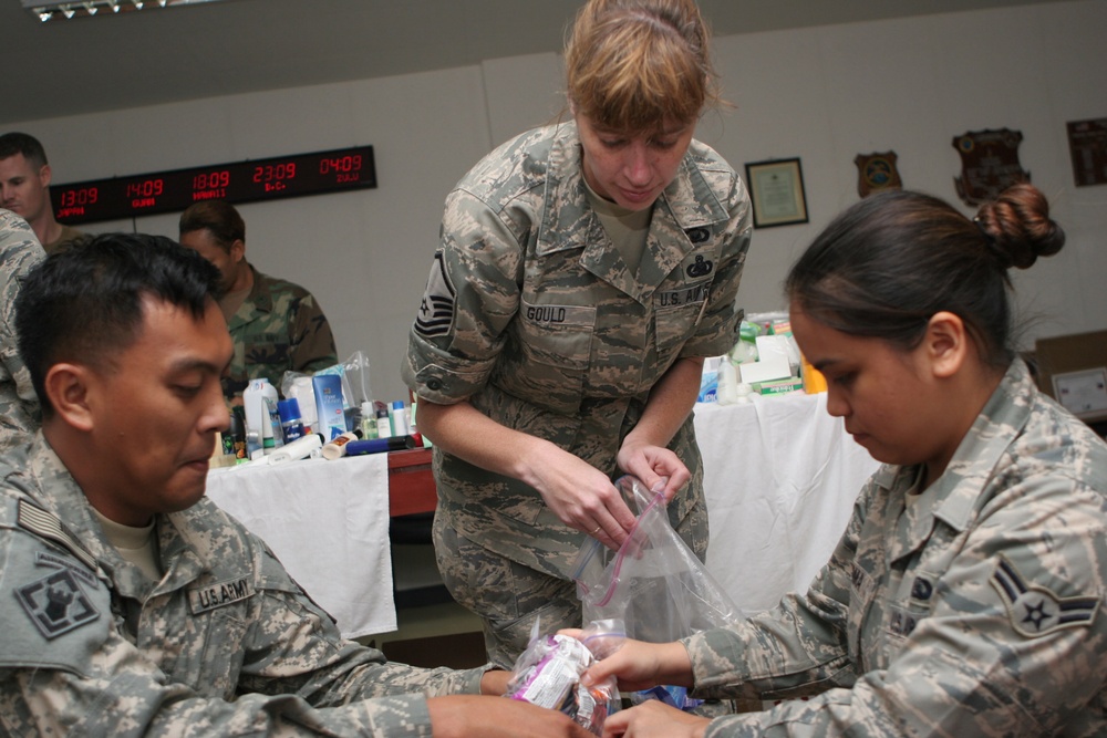 JSOTF-P Service members Stuff 600 Holiday Stockings