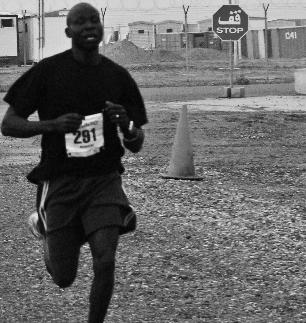 COB Basra's elite compete in St. Barbara's Day run