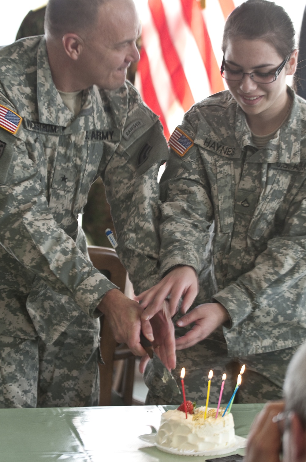 N.Y. National Guard Troops Celebrate Guard Birthday in Japan