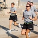 Female Soldiers max fitness test; motivate others