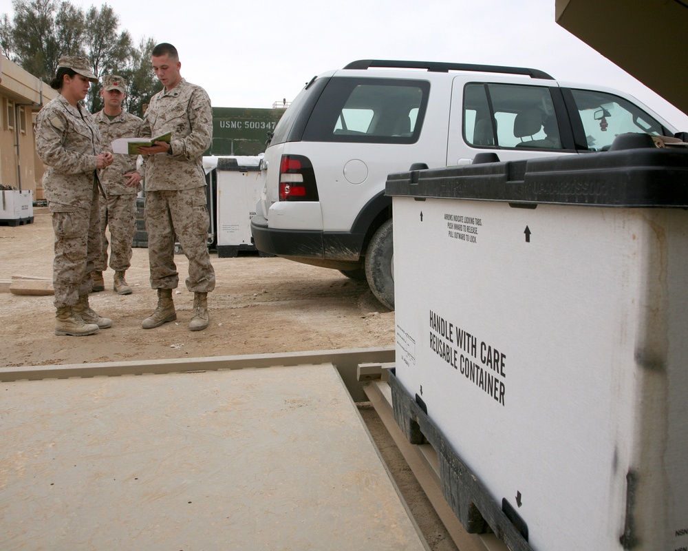 Deployed Embark Marines Master Tricky Logistical Limbo in Iraq