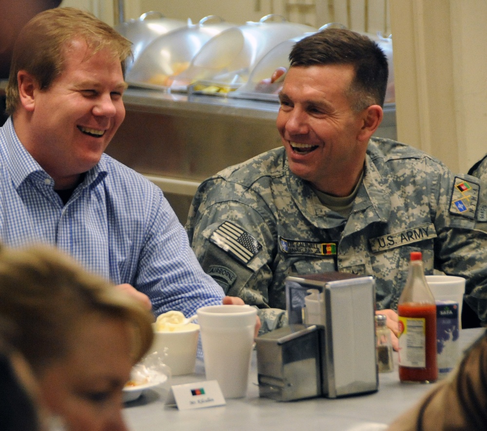 David Kilcullen visits Camp Eggers