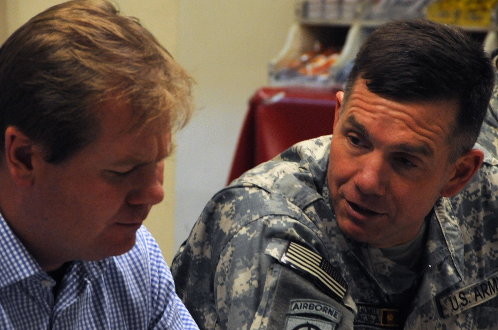 David Kilcullen visits Camp Eggers