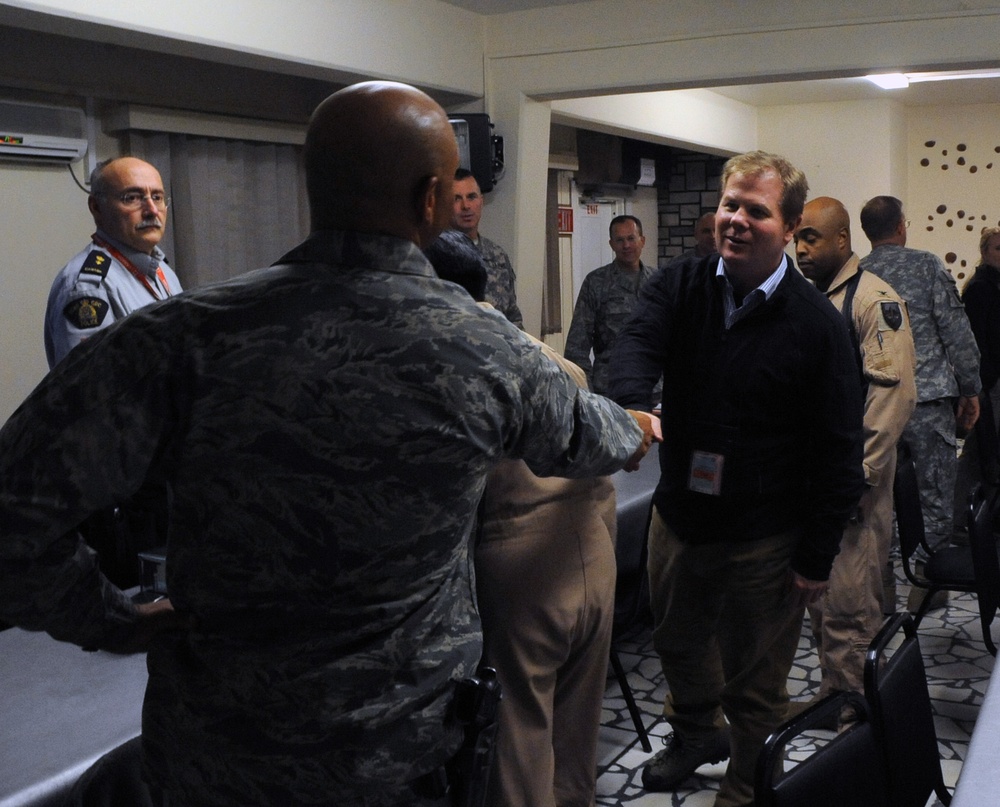 David Kilcullen visits Camp Eggers